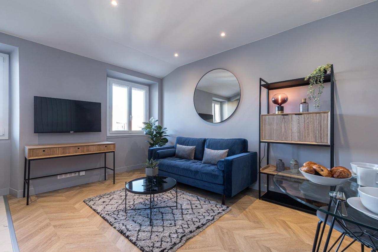1 Su Ede - Dernier Etage Ascenseur - 1 Min Plage Et Zone Pietonne Nice Exteriör bild